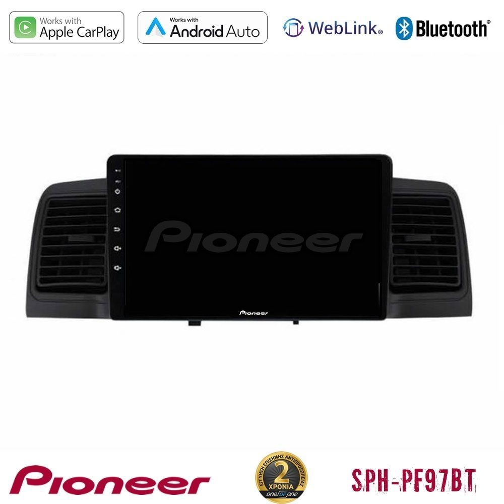 Pioneer SPH-PF97BT Series    Toyota Corolla 2002-2006 Multimedia Station 9" (Tablet Style) Με Carplay & Android Auto