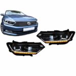 Μπροστινά Φανάρια Full led Vw Passat B8 15+ DRL Led Matrix Led Signal Dynamic R-Line Look Με Μοτέρ