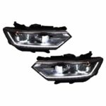 Μπροστινά Φανάρια Full led Vw Passat B8 15+ DRL Led Matrix Led Signal Dynamic R-Line Look Με Μοτέρ - Image 3