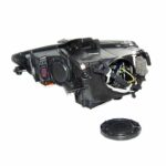 Μπροστινά Φανάρια Set Για Audi A3 8V 12-16 True DRL Tube Μαύρα H7 Με Μοτέρ Depo - Image 4