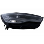 Μπροστινά Φανάρια Set Για Audi A6 4G C7 11-18 DRL Full Led Matrix Design & Dynamic Φλας Μαύρα Με Μοτέρ Carner - Image 5