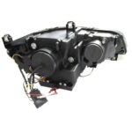 Μπροστινά Φανάρια Set Για Bmw X5 E70 07-10 3D LED Angel Eyes Μαύρα Xenon AFS D1S Με Μοτέρ Sonar - Image 4