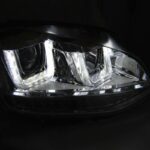 Μπροστινά Φανάρια U-Type Led Chrome Με Φώτα Ημέρας DRL Volkswagen Golf 7 - Image 4