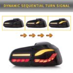 Πισινά Φανάρια Set Για Vw Golf VI (6) 08-12 Full Led Dynamic OLED Smoke VLand - Image 5