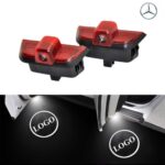 ΦΩΣ ΠΟΡΤΑΣ LED ΜΕ ΕΝΔΕΙΞΗ ΜΑΡΚΑΣ ΓΙΑ MERCEDES-BENZ W204 ΕΡΓΟΣΤΑΣΙΑΚΗ ΕΦΑΡΜΟΓΗ - Image 2