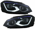 Φανάρια Full led Golf 7 look golf 8 ledevo έτοιμα για εφαρμογή