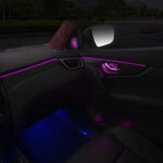 DIQ AMBIENT NISSAN QASHQAI II (CF) DYN (Digital iQ Ambient Light for NISSAN QASHQAI mod. 2014-2021 with 18 Lights) CARBON FIBER DYNAMIC - Image 4