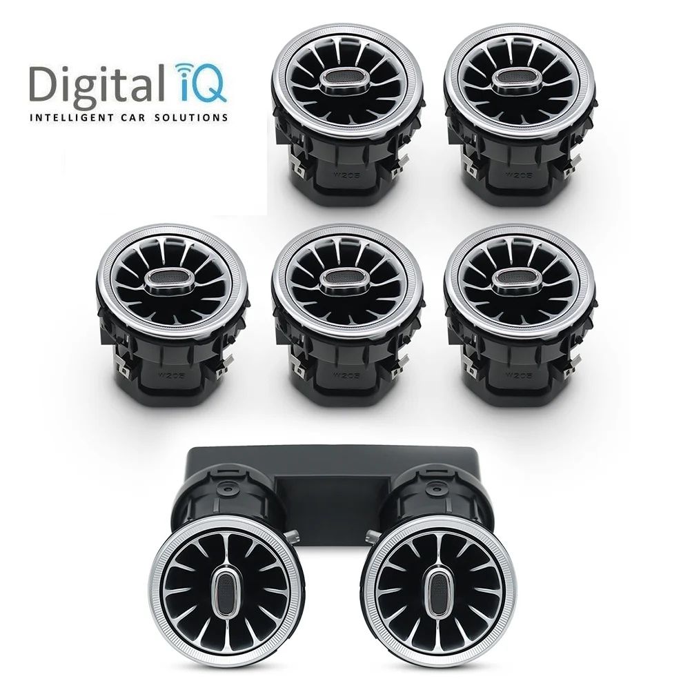 DIQ AMBIENT 8176 CD - AIR VENTS BENZ C-GLC (Digital iQ Turbine Air Vent Ambient Light Kit MERCEDES C - GLC mod. 2015-2021)
