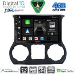 DIGITAL IQ BXK 19296_CPAA (10inc) MULTIMEDIA TABLET for JEEP WRANGLER  mod. 2014-2017