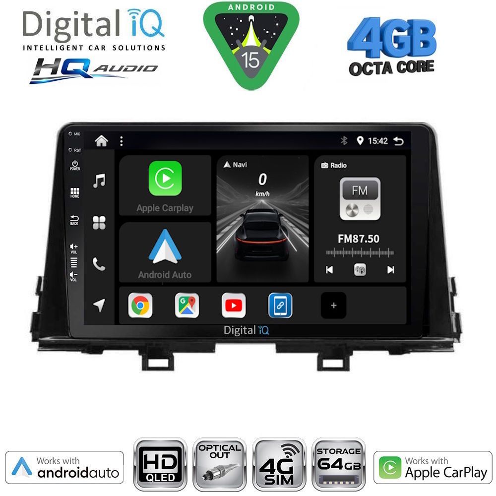 DIGITAL IQ BXK 19309_CPAA (9inc) MULTIMEDIA TABLET for KIA PICANTO mod. 2017-2021