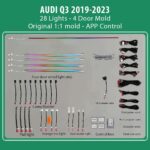 DIQ AMBIENT AUDI Q3 (F3) TRIM (Digital iQ Ambient Light Audi Q3 mod. 2019-2023, 28 Lights)
