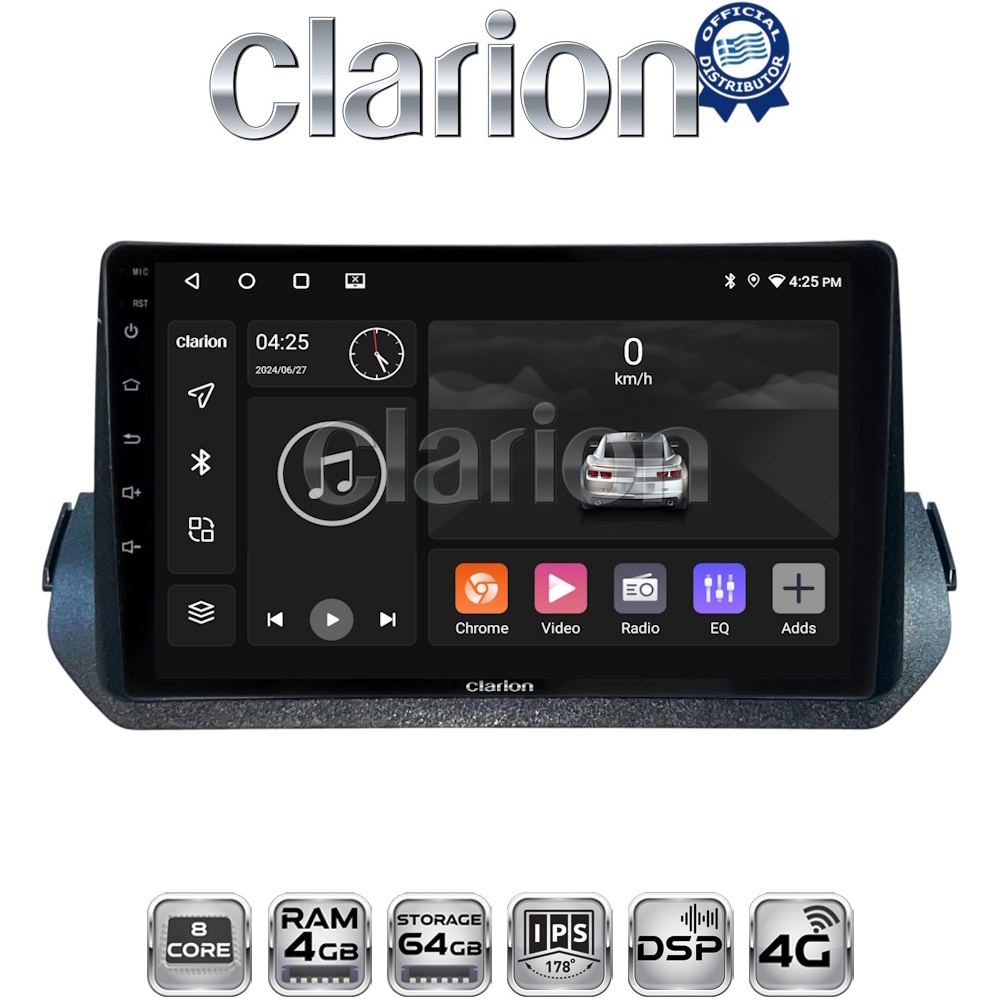 CLARION GL72979 Οθόνη OEM Multimedia Αυτοκινήτου για Mitsubishi Outlander 2021> (CarPlay/AndroidAuto/BT/GPS/WIFI/GPRS)
