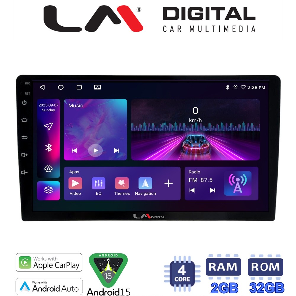 LM Digital - LM ZA4020 GPS Οθόνη OEM Multimedia Αυτοκινήτου για CAPTIVA - EPICA - AVEO >2011  (CarPlay/AndroidAuto/BT/GPS/WIFI/GPRS)