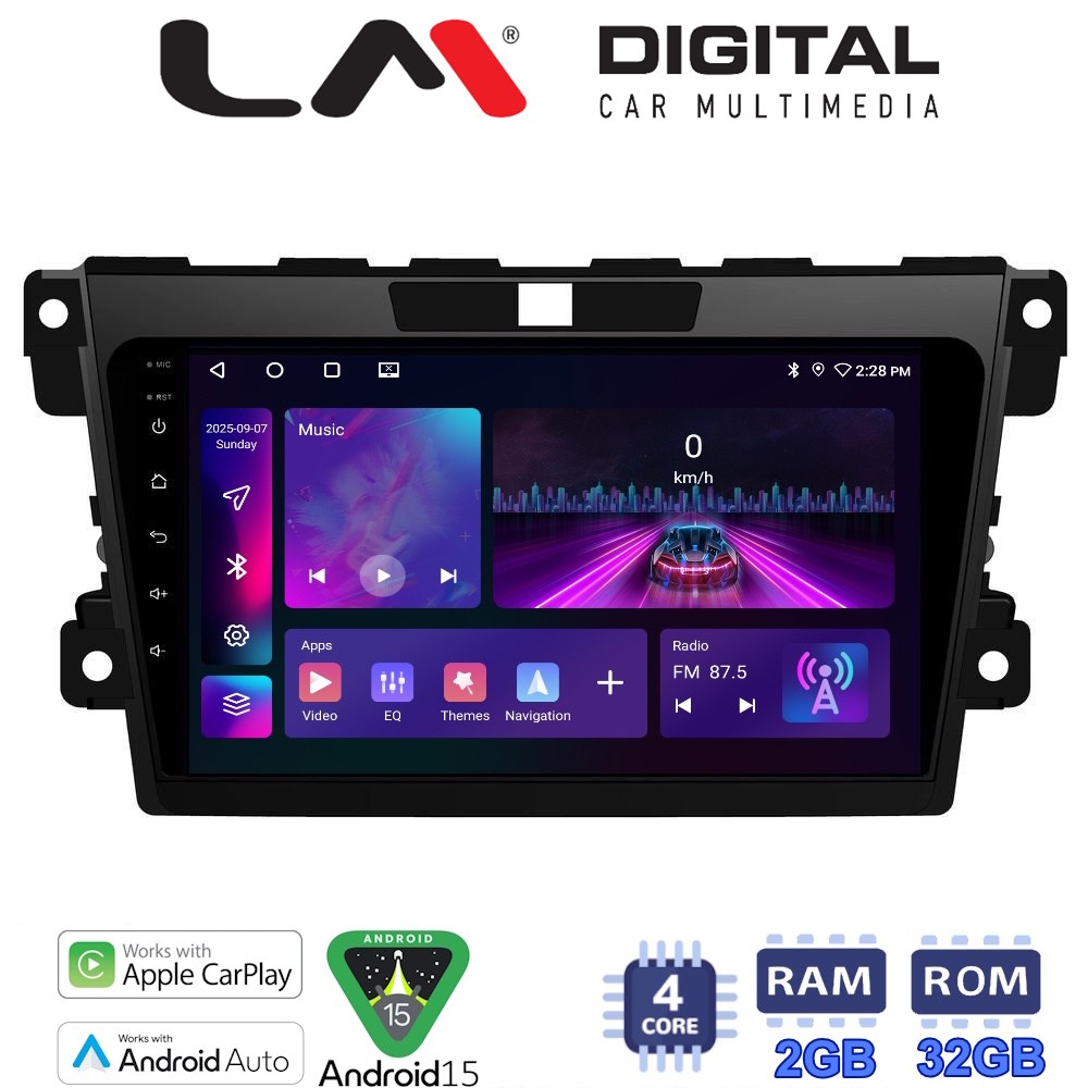LM Digital - LM ZA4097 GPS Οθόνη OEM Multimedia Αυτοκινήτου για MAZDA CX7 2006> (CarPlay/AndroidAuto/BT/GPS/WIFI/GPRS)