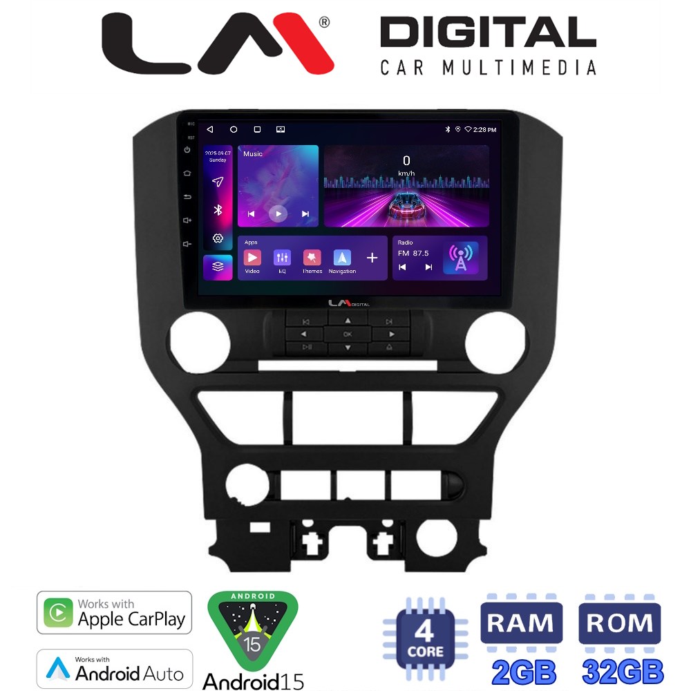 LM Digital - LM ZA4240 GPS Οθόνη OEM Multimedia Αυτοκινήτου για FORD MASTUNG  > 2015 (CarPlay/AndroidAuto/BT/GPS/WIFI/GPRS)