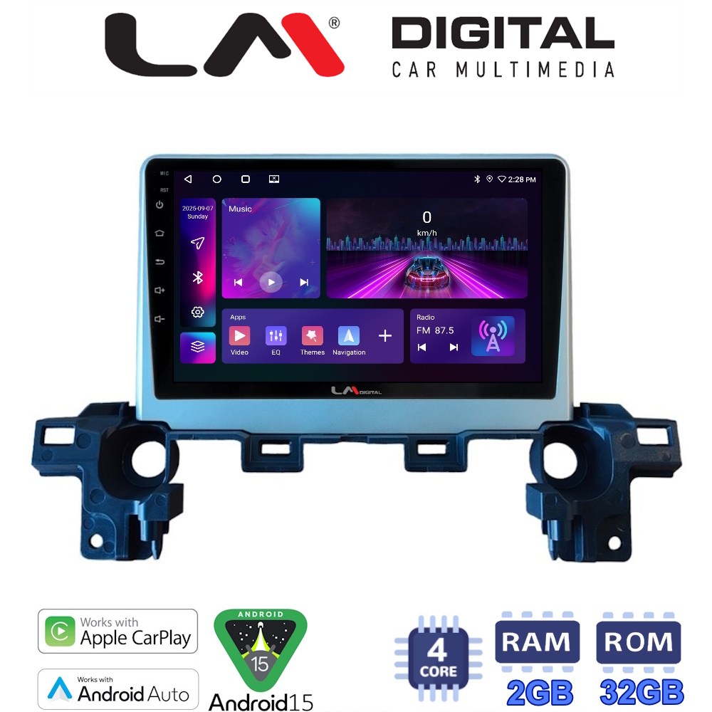 LM Digital - LM ZA4538 GPS Οθόνη OEM Multimedia Αυτοκινήτου για Mazda CX-5 2018 > (CarPlay/AndroidAuto/BT/GPS/WIFI/GPRS)