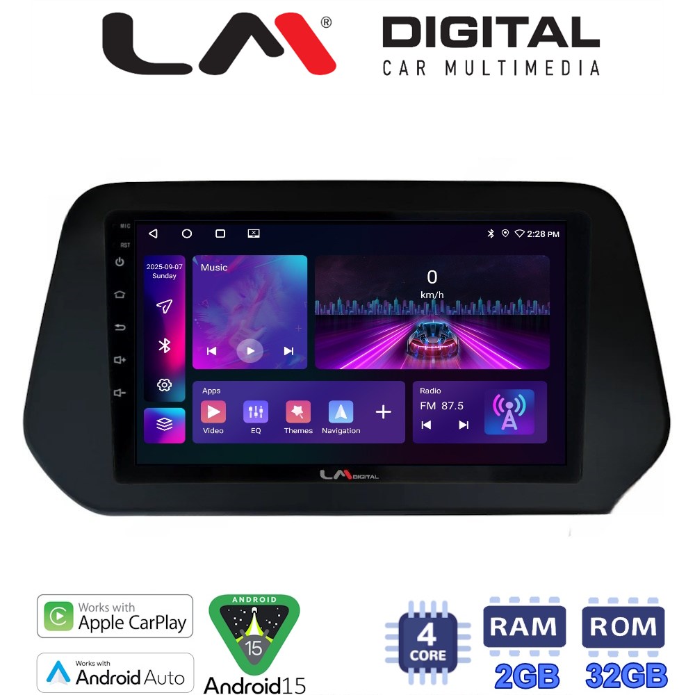 LM Digital - LM ZA4573 GPS Οθόνη OEM Multimedia Αυτοκινήτου για Suzuki Grand Vitara 2022> (CarPlay/AndroidAuto/BT/GPS/WIFI/GPRS)