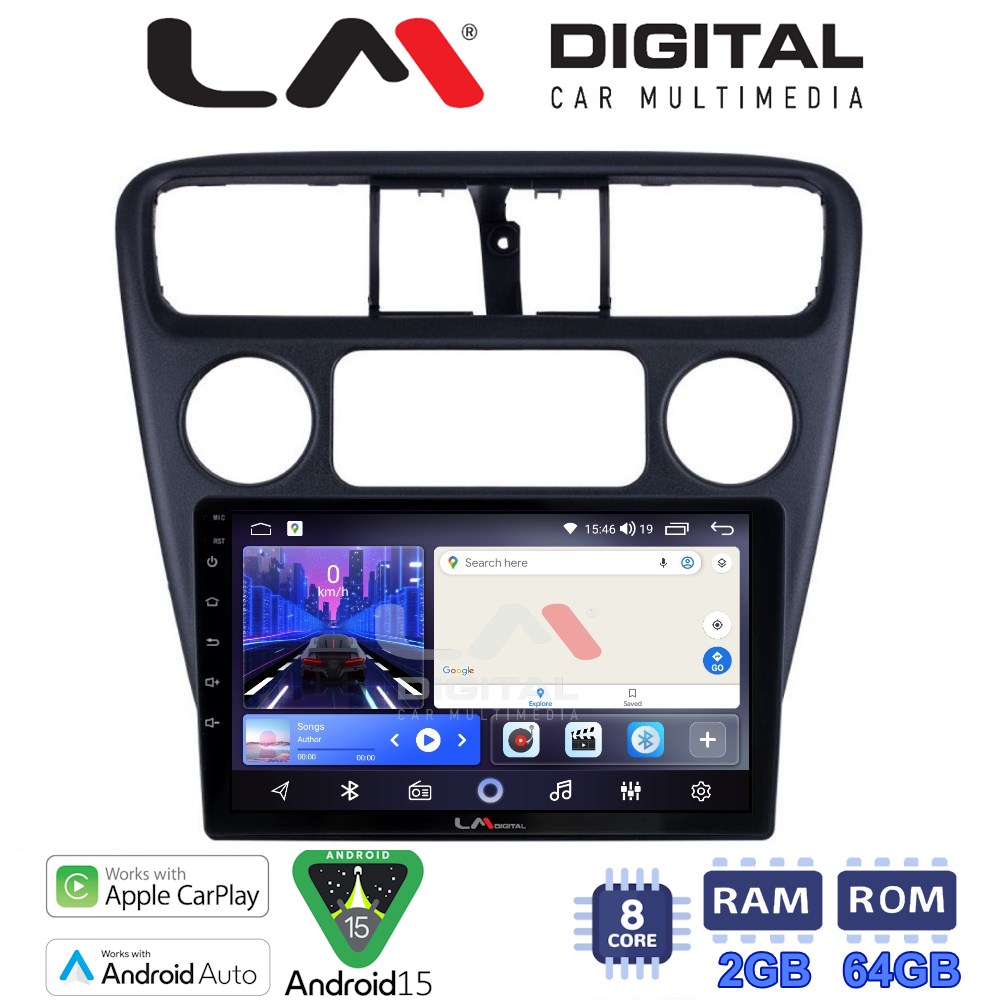 LM Digital - LM ZW8082 GPS Οθόνη OEM Multimedia Αυτοκινήτου για Honda Accord Coupe 1998>2004    (CarPlay/AndroidAuto/BT/GPS/WIFI)