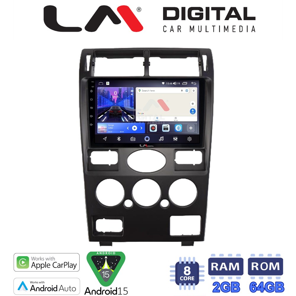 LM Digital - LM ZW8105 GPS Οθόνη OEM Multimedia Αυτοκινήτου για Ford Mondeo 2003 > 2006 (CarPlay/AndroidAuto/BT/GPS/WIFI)