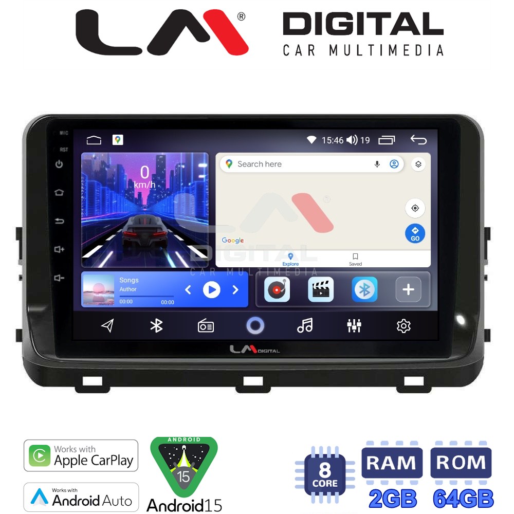 LM Digital - LM ZW8123 GPS Οθόνη OEM Multimedia Αυτοκινήτου για KIA XCEED 2018> (CarPlay/AndroidAuto/BT/GPS/WIFI)