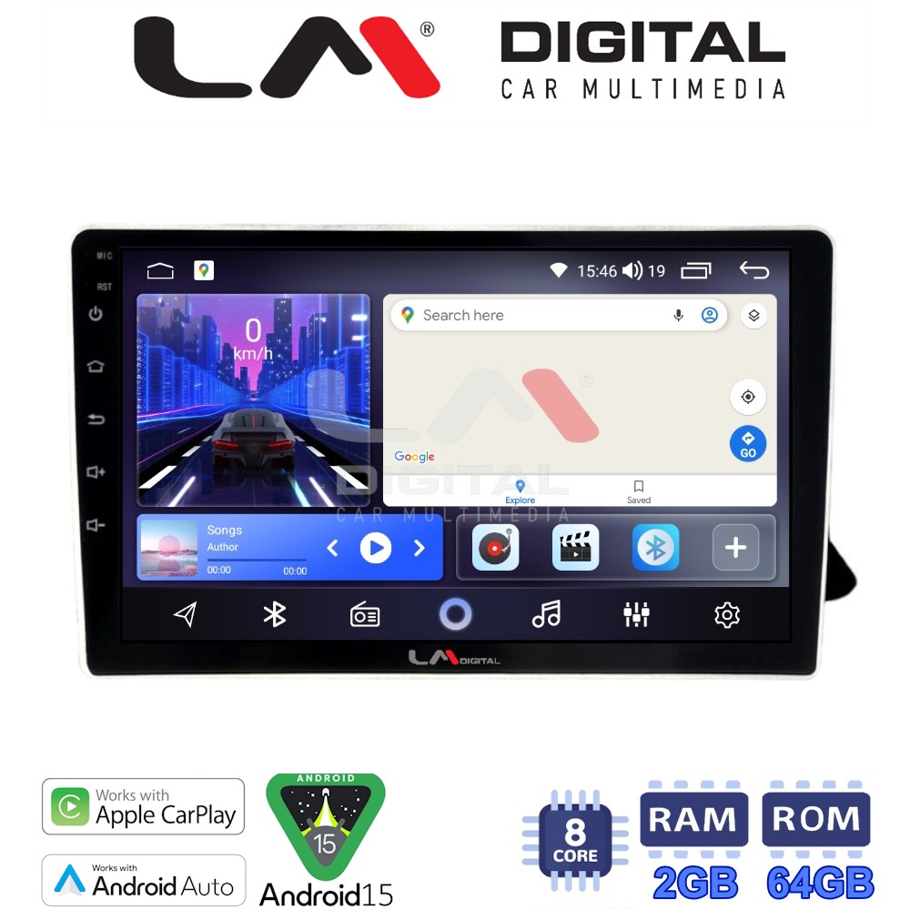 LM Digital - LM ZW8310 GPS Οθόνη OEM Multimedia Αυτοκινήτου για AUDI A4 2008 > 2013  (CarPlay/AndroidAuto/BT/GPS/WIFI)