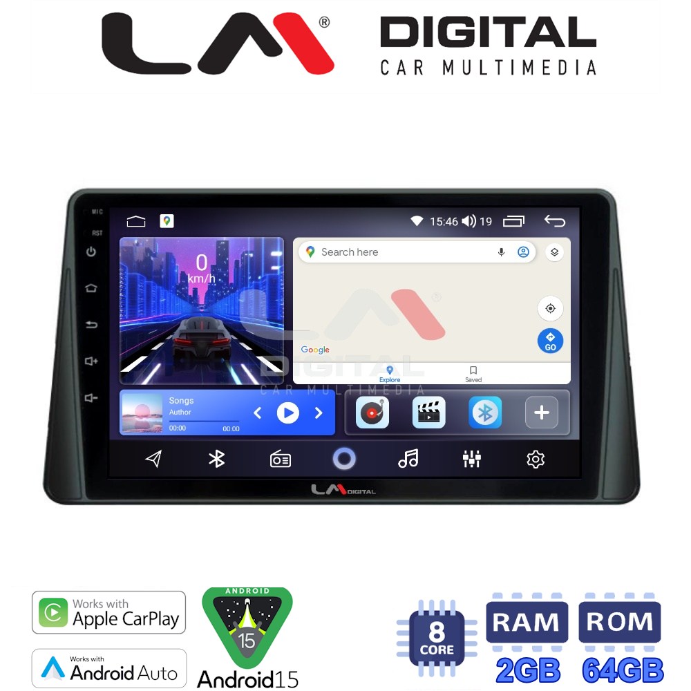LM Digital - LM ZW8357 GPS Οθόνη OEM Multimedia Αυτοκινήτου για FORD  FOCUS 2019> (CarPlay/AndroidAuto/BT/GPS/WIFI)