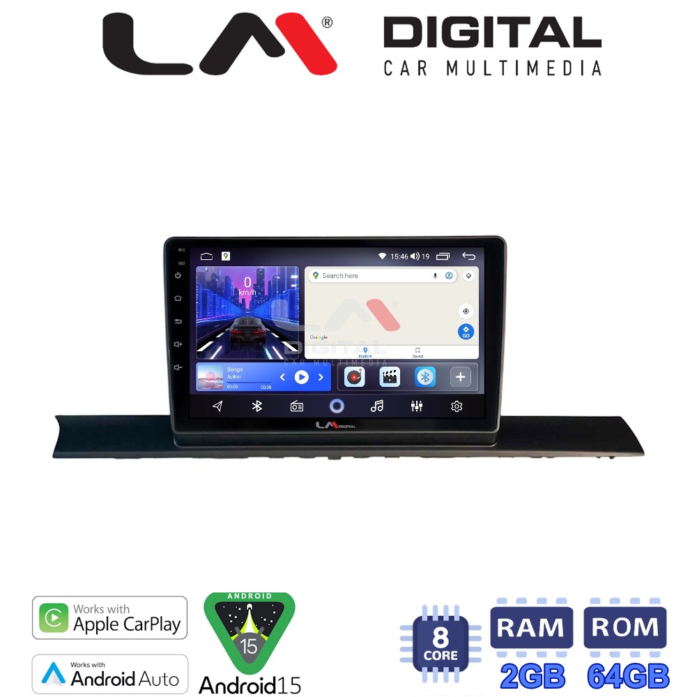 LM Digital - LM ZW8920 GPS Οθόνη OEM Multimedia Αυτοκινήτου για AUDI A4/A5 2016 > 2021 (CarPlay/AndroidAuto/BT/GPS/WIFI)