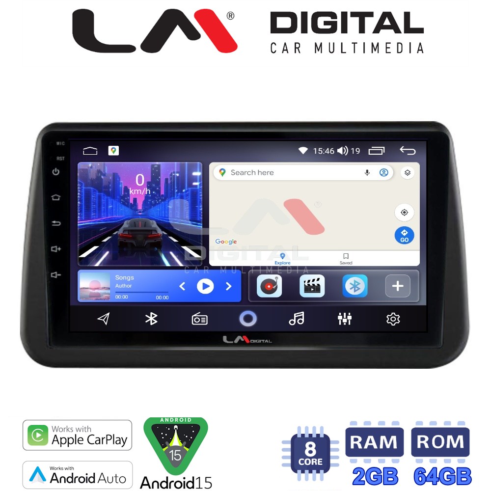 LM Digital - LM ZW8962 GPS Οθόνη OEM Multimedia Αυτοκινήτου για Opel Meriva 2010 > 2017 (CarPlay/AndroidAuto/BT/GPS/WIFI)