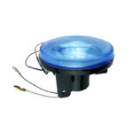 Προβολείς Ομίχλης Universal Μπλε Στρόγγυλοι Ø 10cm H3 12 Volt 55 Watt Με Μπλε Led Angel Eyes 2 Τεμάχια - Image 3