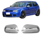 Καπάκια Καθρεφτών Για VW Golf IV (4) 98-04  Bora 98-04  Passat 3B 97-00 Μικρό - Μεγάλο Χρωμίου 2 Τεμάχια