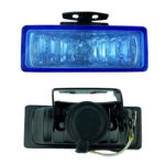 Προβολείς Ομίχλης Universal 126x46mm H3 12 Volt 55 Watt LA-V127 Μπλε 2 Τεμάχια - Image 2