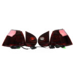 Πισινά Φανάρια Set Για Vw Golf V (5) 03-08 Led Urban Style Cherry RedSmoke Winjet - Image 2
