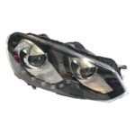 Μπροστινά Φανάρια Set Για Vw Golf VI (6) 08-12 DRL GTI R20 Look Μαύρα H7H7 Με Μοτέρ Carner - Image 3