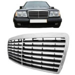 Μάσκα Για Mercedes-Benz E-Class W124 93-95 Avantgarde ΧρώμιοΜαύρο 1 Τεμάχιο