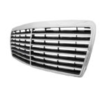 Μάσκα Για Mercedes-Benz E-Class W124 93-95 Avantgarde ΧρώμιοΜαύρο 1 Τεμάχιο - Image 2