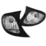 Μπροστινά Φλας Για Bmw 3 E46 01-05 SedanTouring ΜαύραClear Depo