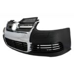 Μπροστινός Προφυλακτήρας Για VW Golf V (5) 03-08  Jetta 05-10 R32 Look Με Μάσκα Χρωμίου - Image 3