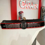 Μάσκα Για Vw Polo 6R6C 09-16 GTI Look Κυψελωτή Με Κόκκινο Σιρίτι 1 Τεμάχιο - Image 4
