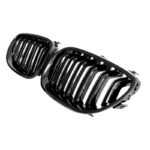 Καρδιές Μάσκας Για Bmw 3 E92 E93 06-11 M4 Look Με Διπλή Γρίλια Μαύρο Γυαλιστερό 2 Τεμάχια - Image 2