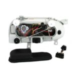 Μπροστινά Φανάρια Set Για Vw Golf 3 92-98 Angel Eyes Μαύρα H7H7 Depo - Image 3