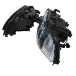 Μπροστινά Φανάρια Set Για Bmw 5 E39 95-03 Angel Eyes Facelift LCI Look Μαύρα H7H7 Manual Carner - Image 4
