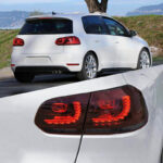 Πισινά Φανάρια Set Για Vw Golf VI (6) 08-12 Full Led GTI R20 Look ΚόκκινοCherry VLand - Image 2