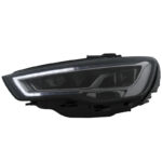 Μπροστινά Φανάρια Set Για Audi A3 8V 12-16 DRL Full Led & Led Signal Μαύρα  Με Μοτέρ Carner - Image 4