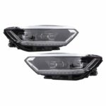 Μπροστινά Φανάρια Set Για Vw Passat B8 15+ DRL Led Matrix & Led Signal Dynamic R-Line Look Full Led Με Μοτέρ Carner - Image 2