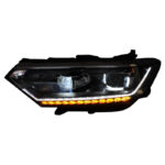 Μπροστινά Φανάρια Set Για Vw Passat B8 15+ DRL Led Matrix & Led Signal Dynamic R-Line Look Full Led Με Μοτέρ Carner - Image 4