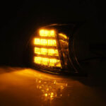 Μπροστινά Φλας Για Bmw 3 E46 CoupeCabrio 99-01 Κουμπωτά Led Μαύρα 2 Τεμάχια Eagle Eyes - Image 2