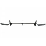 Diffuser Πίσω Προφυλακτήρα Για VW Golf VII (7) 13-17 Για R Έκδοση Mat Black 3 Bars & 2 Side Splitters Από Πλαστικό 3 Τεμάχια - Image 4