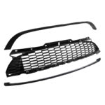 Μάσκα Για Mini Cooper 06-14 R56  R57  R55 SJCW Κυψελωτή Γυαλιστερή Μαύρη 3 Τεμάχια