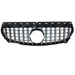 Μάσκα Για Mercedes-Benz CLA-Class C117  W117 13-19 GT Amg Panamericana Look ΜαύροΧρώμιο 1 Τεμάχιο - Image 2