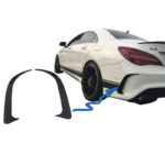 Πλαινά Πτερύγια Πισινού Προφυλακτήρα Για Mercedes-Benz CLA W117 13-17  Coupe Με Amg Προφυλακτήρα Γυαλιστερό Μαύρο 2 Τεμάχια - Image 2